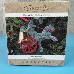 Hallmark Keepsake Ornament Turn Of The Century The Fireman New Collector Series